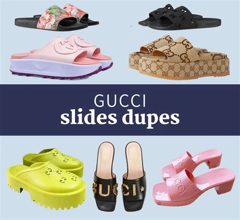 gucci slides that say not fake|gucci platform slides dupe.